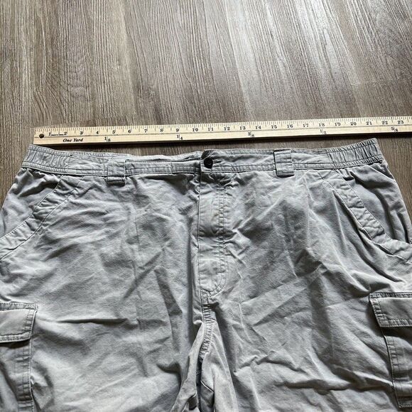 LL Bean Cargo Shorts Mens Size 44 Tropic Weight Comfort Waist Gray - Picture 3 of 7